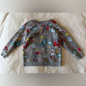 Little Sleepies Justice League Crewneck Sweatshirt. Size 2T.